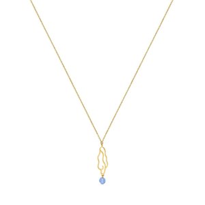 Joidart 2023: Gaudi Gold Necklace Long Pendant