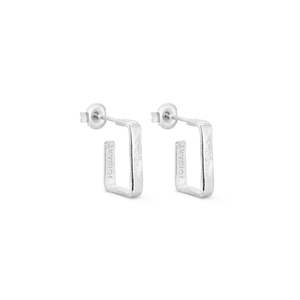 Lignis Silver Thin Hoops Small