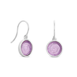 Joidart Summer 2023: Gaudi Silver Hook Earrings Mauve