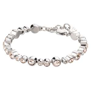 Dyrberg Kern Aw24: Teresia Shiny Silver Bracelet - Sand