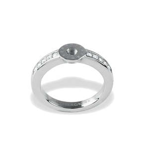 Compliments Interchangeable Rings: Ring 4 Shiny Silver Compliments Ring