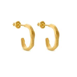 All Earrings: Sauma Small Gold Hoop Earrings