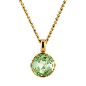 Ette Gold Necklace - Light Green