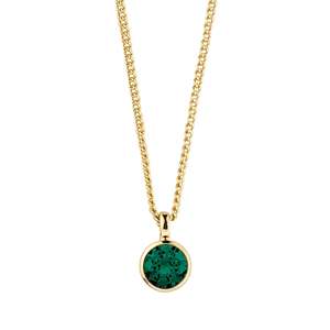 Ette Gold Necklace - Green