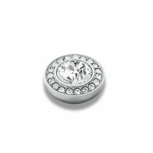 Grace Shiny Silver Interchangeable Ring Topper