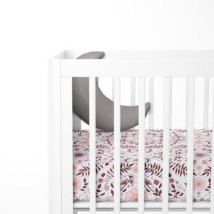 Sleep: Fitted Cot Sheet | Muslin | Willow