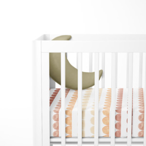 Fitted Cot Sheet | Muslin | Heidi