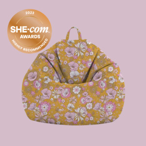 Products: Kids Bean Bag Chair | Belle Mustard