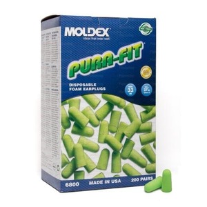 Moldex: Box - Moldex Pura-Fit® Uncorded Ear Plugs (200 Pairs | SLC80 27dB, Class 5)