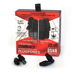 Plugfones: Plugfones Dynamics High Fidelity Earplugs