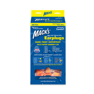 Macks: Macks Kids Size Moldable Soft Silicone Ear Plugs (200 Pair Dispenser)
