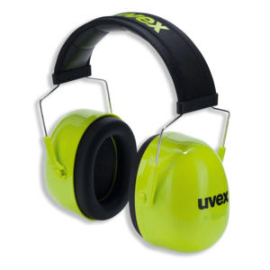Headband Style Ear Muffs: Uvex K4 Headband Earmuffs (SLC80 35dB, Class 5)