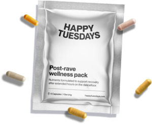 Festivals Raves Doofs: Happy Tuesdays Post-Rave Wellness Pack