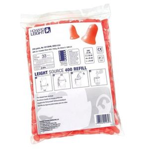 Howard Leight: Howard Leight Max Uncorded Earplug Dispenser Refill Bag (200 Pairs | SLC80 26dB, Class 5)