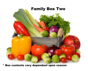 Products: Family Fruit & Vege Box 2 Early Bird Organics