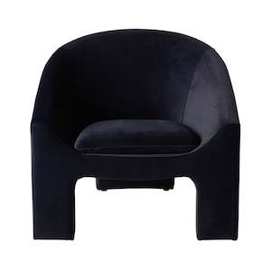 Luka Occasional Chair Velvet Midnight Blue