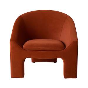 Occasional Chairs: Luka Occasional Chair Velvet Copper