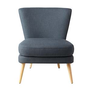 Occasional Chairs: Ellis Weave Occasional Chair Blue