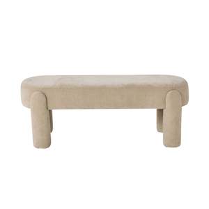 Ottomans: Parri Bench Shades of Taupe