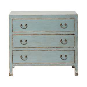 Sansha 3 Drawer Chest Dove Grey