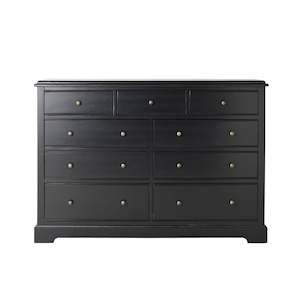 Chest Of Drawers Dressers: Clover 9 Drawer Chest Black