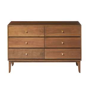 Chest Of Drawers Dressers: Vincent 6 Drawer Chest Walnut
