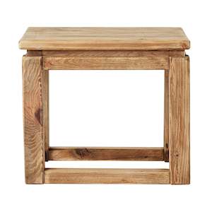 Bedside Tables: Kalise Reclaimed Timber Bedside Table