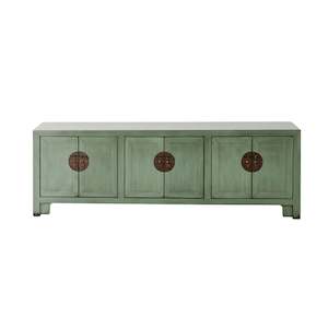 Tv Units: Sansha 6 Door TV Unit Sage Green