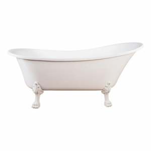 Baths: Alto Bath 1700mm with White Feet Package