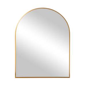 Ovale Mirror 80x60cm Brushed Brass