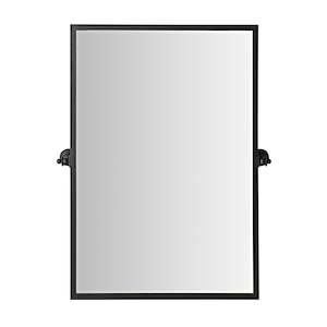 Hayden Square Pivot Mirror Matte Black
