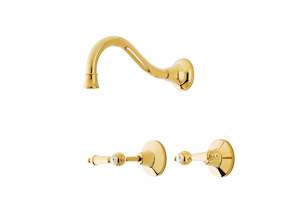 Bathroom Tapware: Rochelle Lever Bath Set PVD