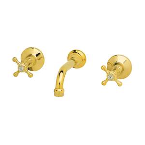 Bathroom Tapware: Oxford Bath Set 160mm PVD