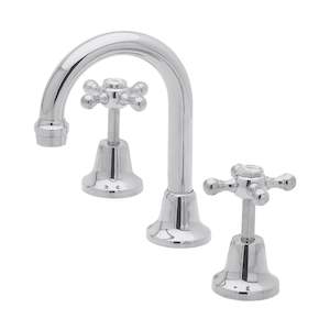Bathroom Tapware: Oxford Basin Set Chrome