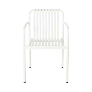 Outdoor Dining Chairs: Kasper Aluminium Dining Chair White
