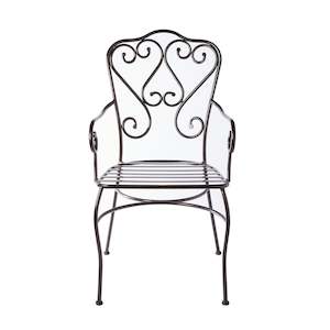 Manette Outdoor Dining Chair Black M2