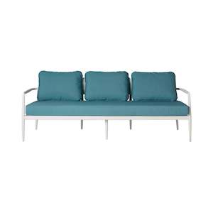 Poppie 3 Seater Sofa Chambray Blue