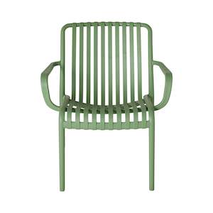 Outdoor Armchairs: Jesi Occasional Chair Leaf Green
