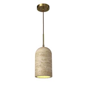 Pendants: Marta Travertine Pendant 14x41cm
