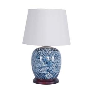 Table Lamps: Serenity Ceramic Jar Table Lamp 50cm