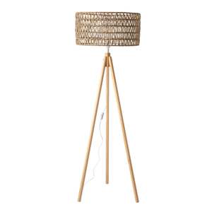 Floor Lamps: Lexi Seagrass Natural Tripod Floor Lamp 165x45cm