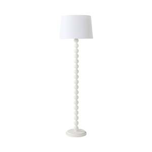 Melissa Wooden Floor Lamp White 162cm