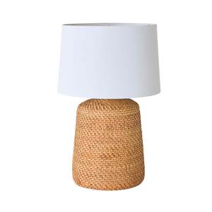 Floor Lamps: Kayla Rattan Table/Floor Lamp 82cm