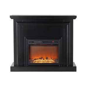 Islington Fireplace Black 120x33x101.5cm
