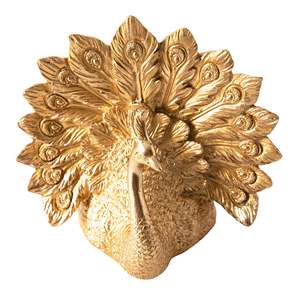 Pearl The Peacock Polyresin 25x14x23.5cm