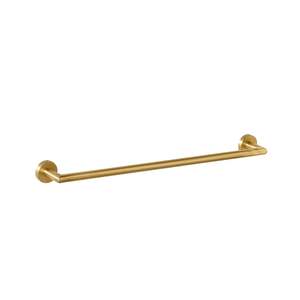 Harper Single Towel Rail 60cm Brushed Brass