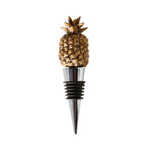 Brass Pineapple Bottle Stopper