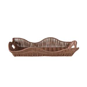 Sidney Woven Tray Clay