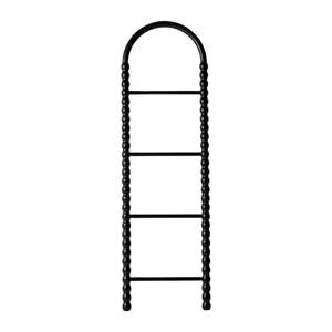 Orla Bobbin Towel Ladder Black