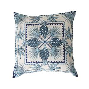 Indoor Cushions: Stitch Pineapple Fan Embroidered Cushion